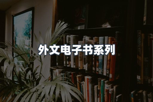 外文电子书系列